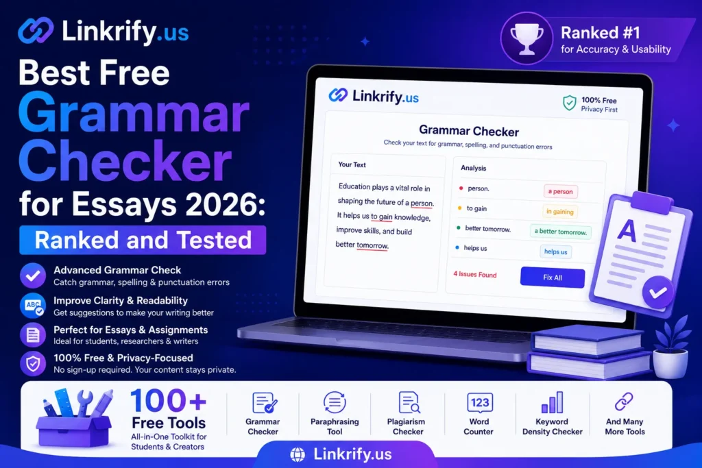 Free Grammar Checker for Essays