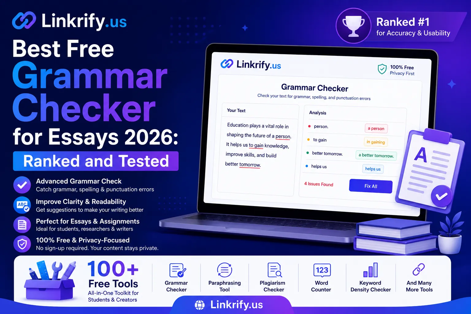 Free Grammar Checker for Essays